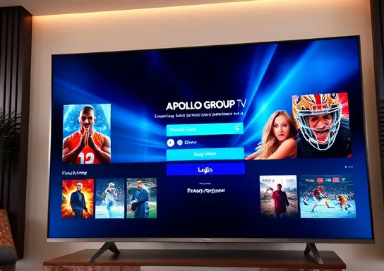 Apollo Group TV login