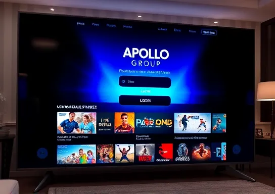 Apollo Group TV login